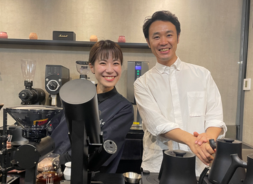 Daiki and Emi, first and second place winners of Japan's Brewers Cup 