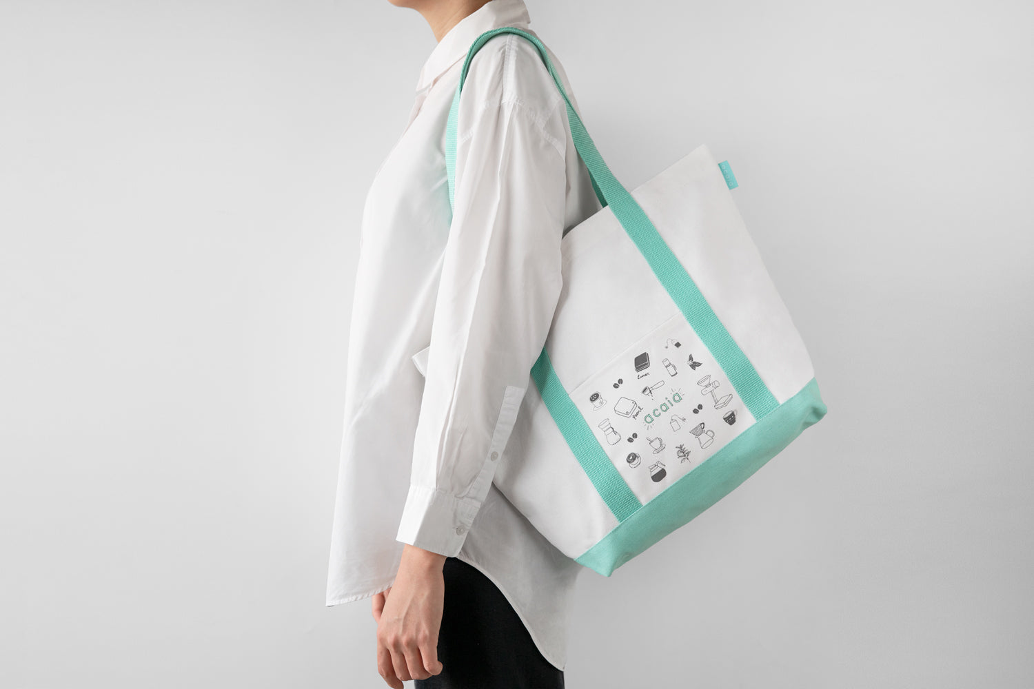 Acaia Tote Bag - Aqua